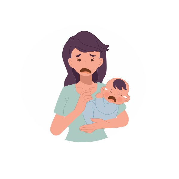 Colic during teething
