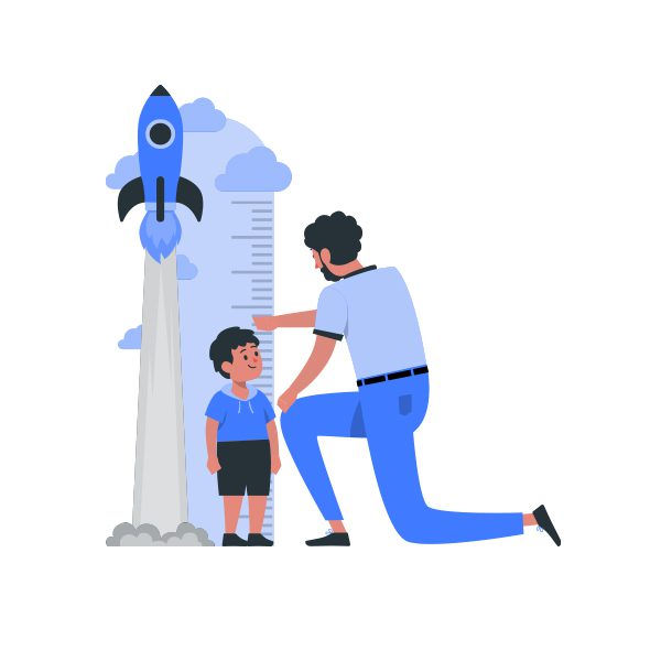 Growth of the children